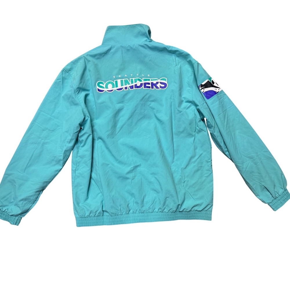 Adidas Seattle Sounders FC 88 OG Anthem Jacket Teal Blue JM5026 Mens Large NWT - Picture 7 of 7